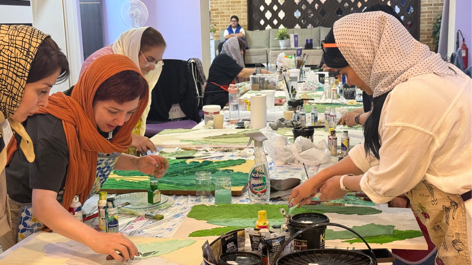 برگزاری ورکشاپ تابلوهای دکوراتیو